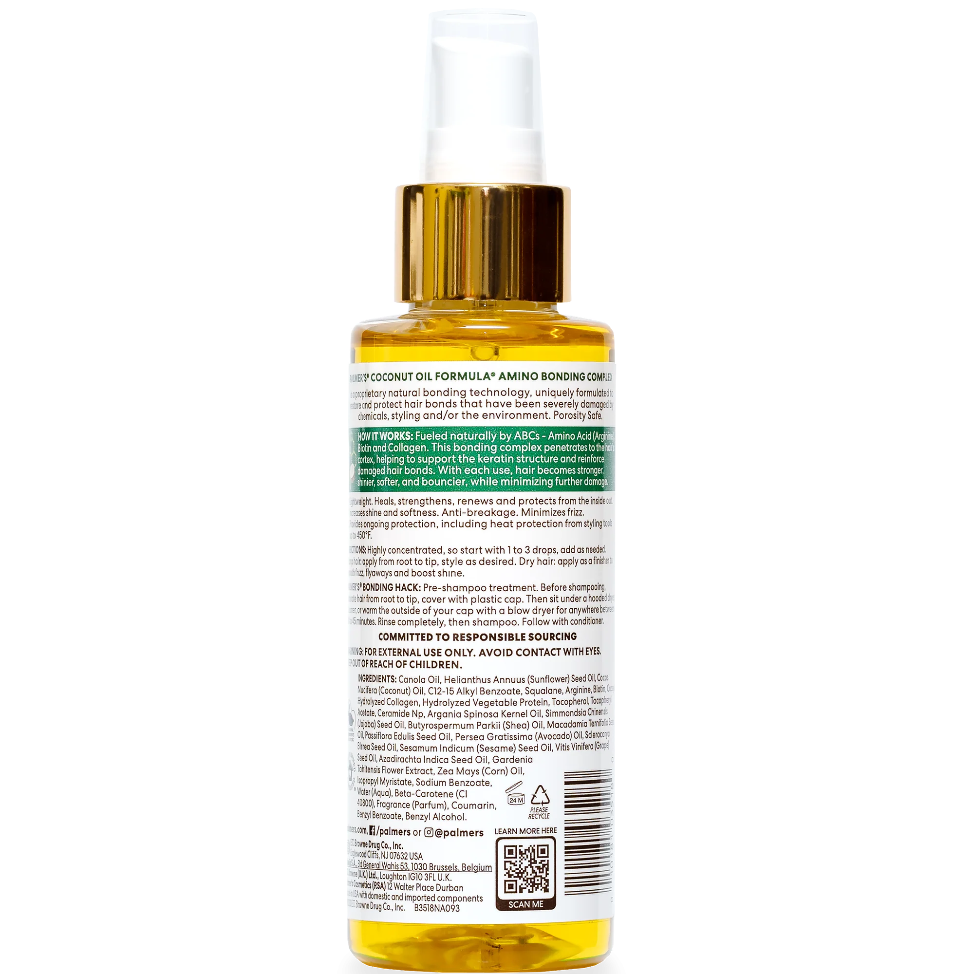 Palmer's Amino Bonding Complex Bonding Healing Oil 118ml - Image 3