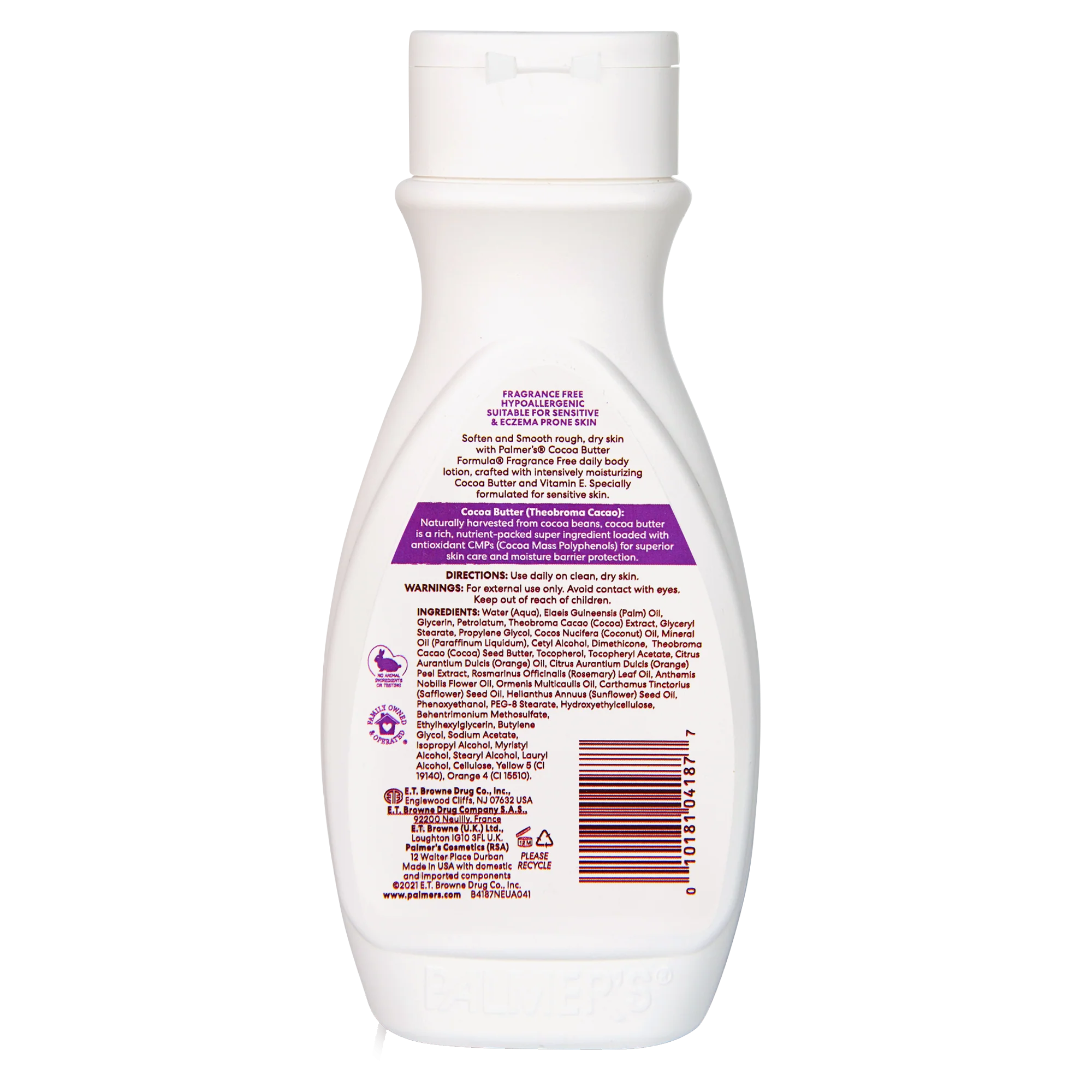 Palmer's Cocoa Butter Fragrance Free Body Lotion 250ml - Image 5