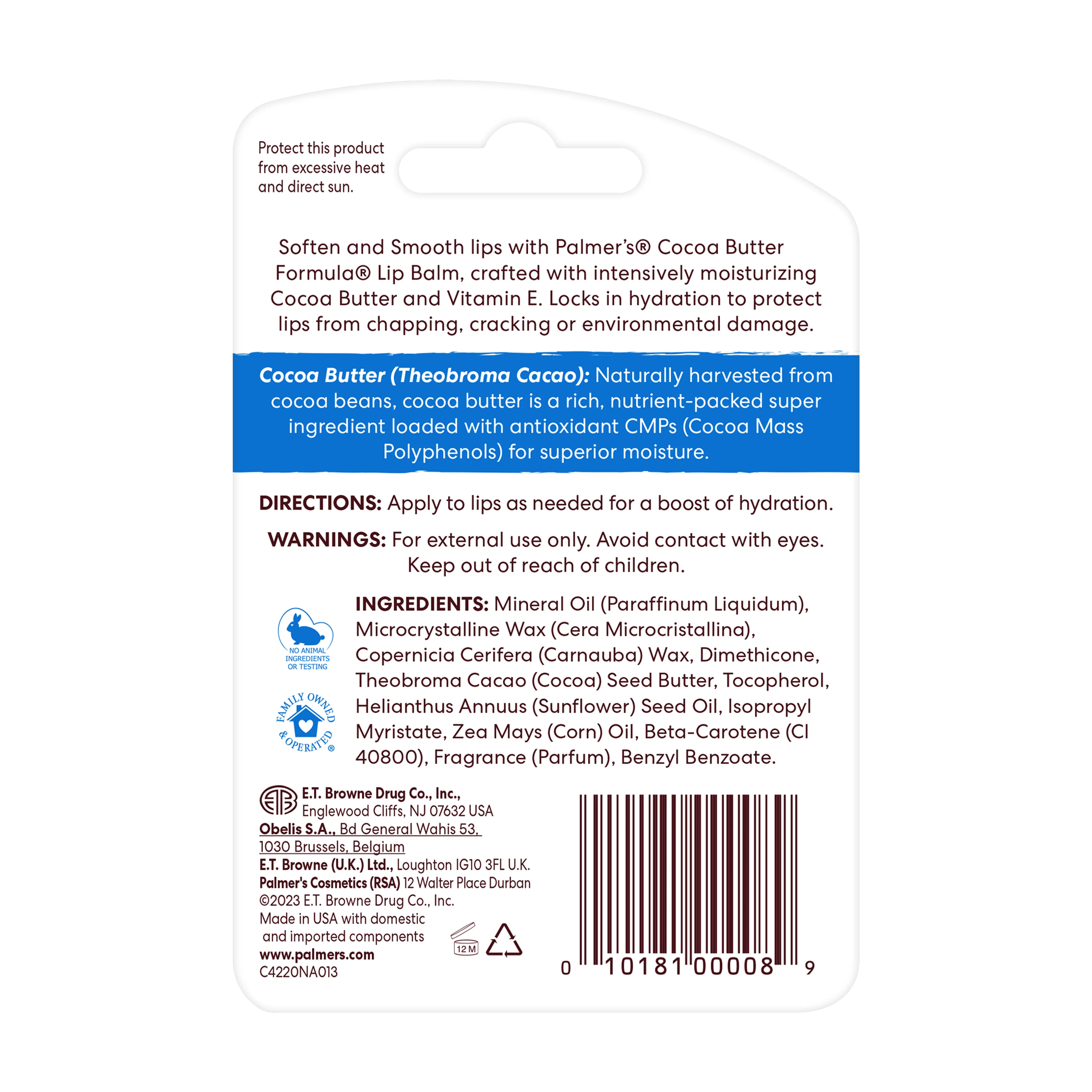 Palmer's Cocoa Butter Lip Balm 4g - Image 4