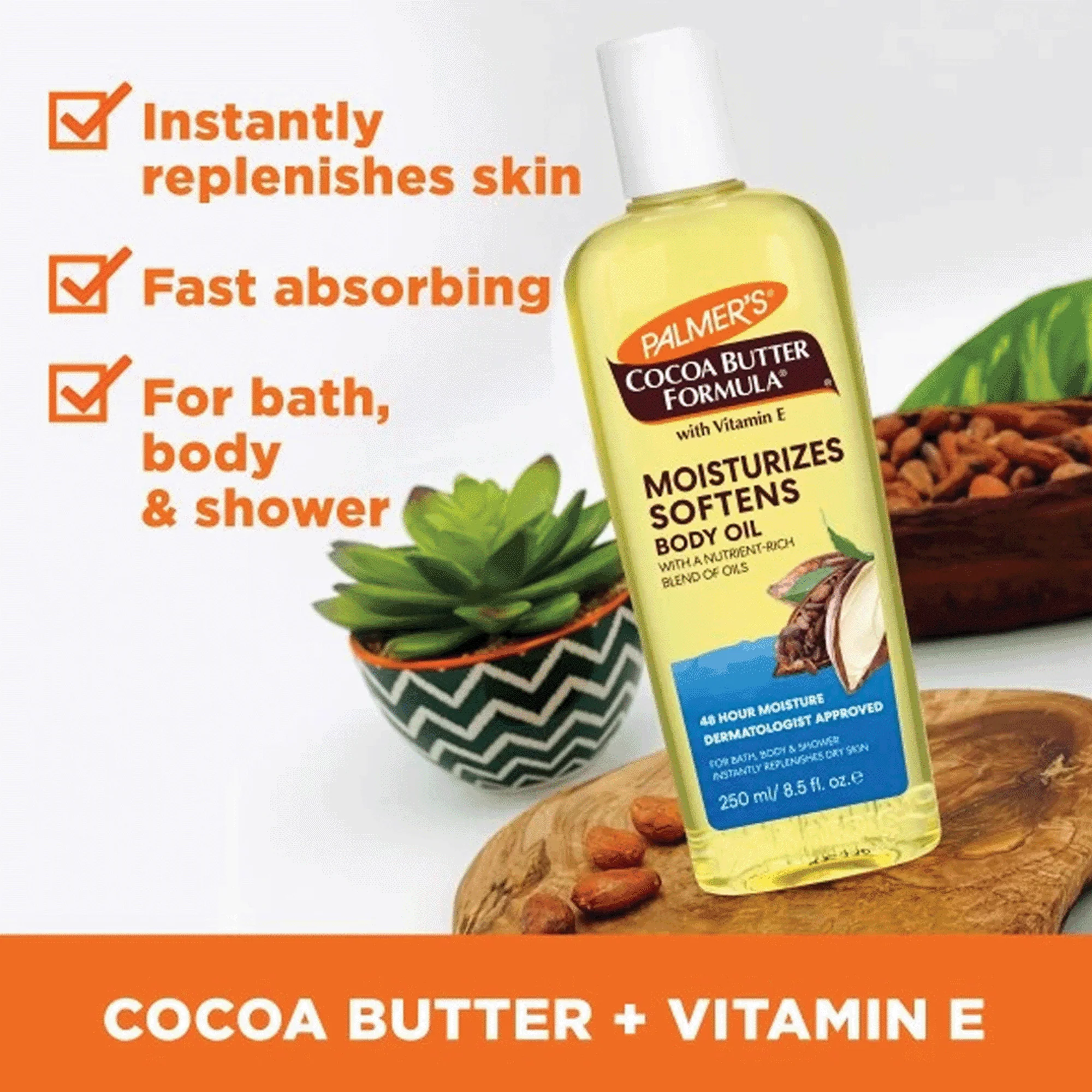 Palmer's Cocoa Butter Moisturising Body Oil 250ml - Image 7