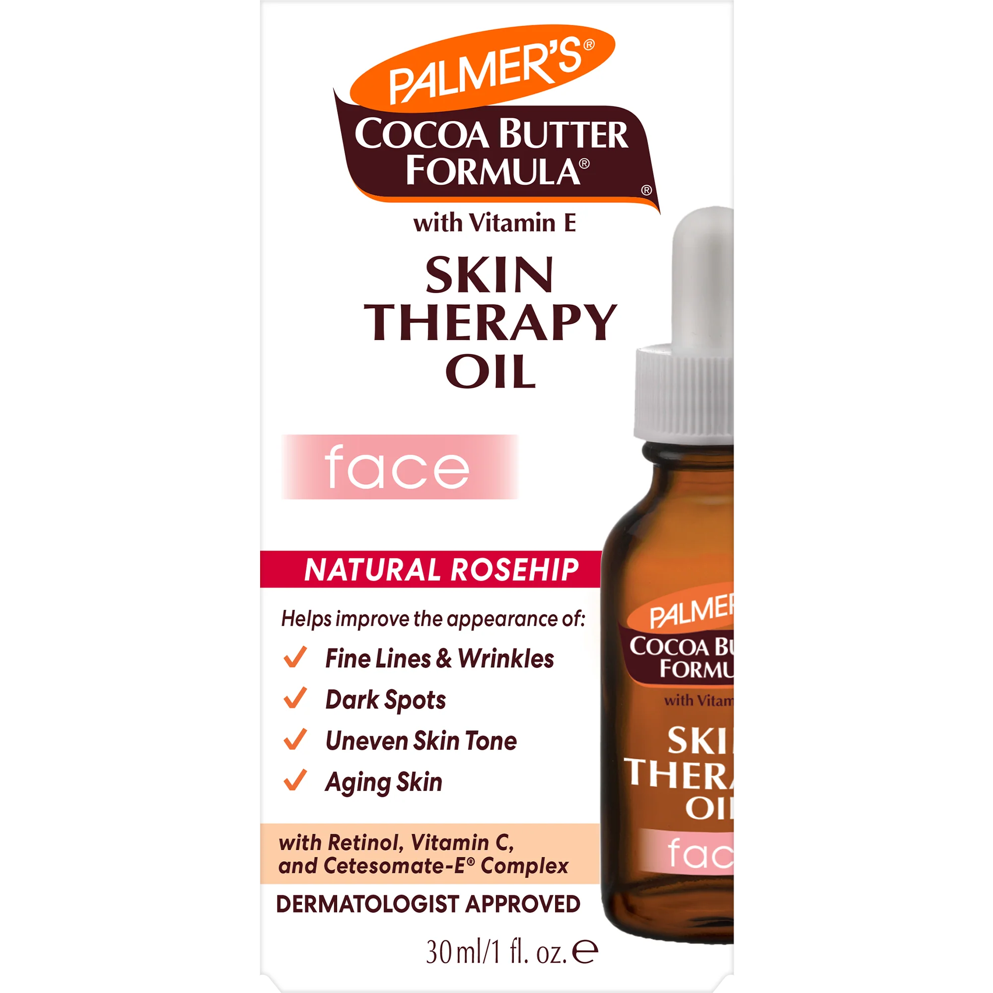 Palmer's Cocoa Butter Skin Therapy Oil for Face 30ml - Image 4