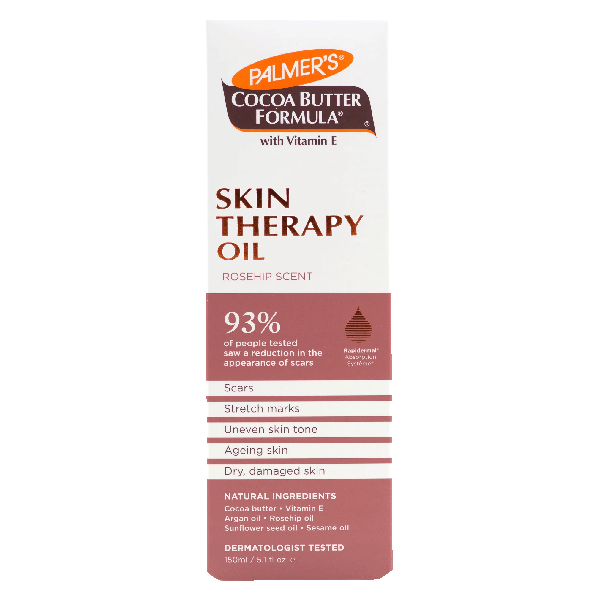 Palmer's Cocoa Butter Skin Therapy Oil Rosehip Scent 150ml - Image 3