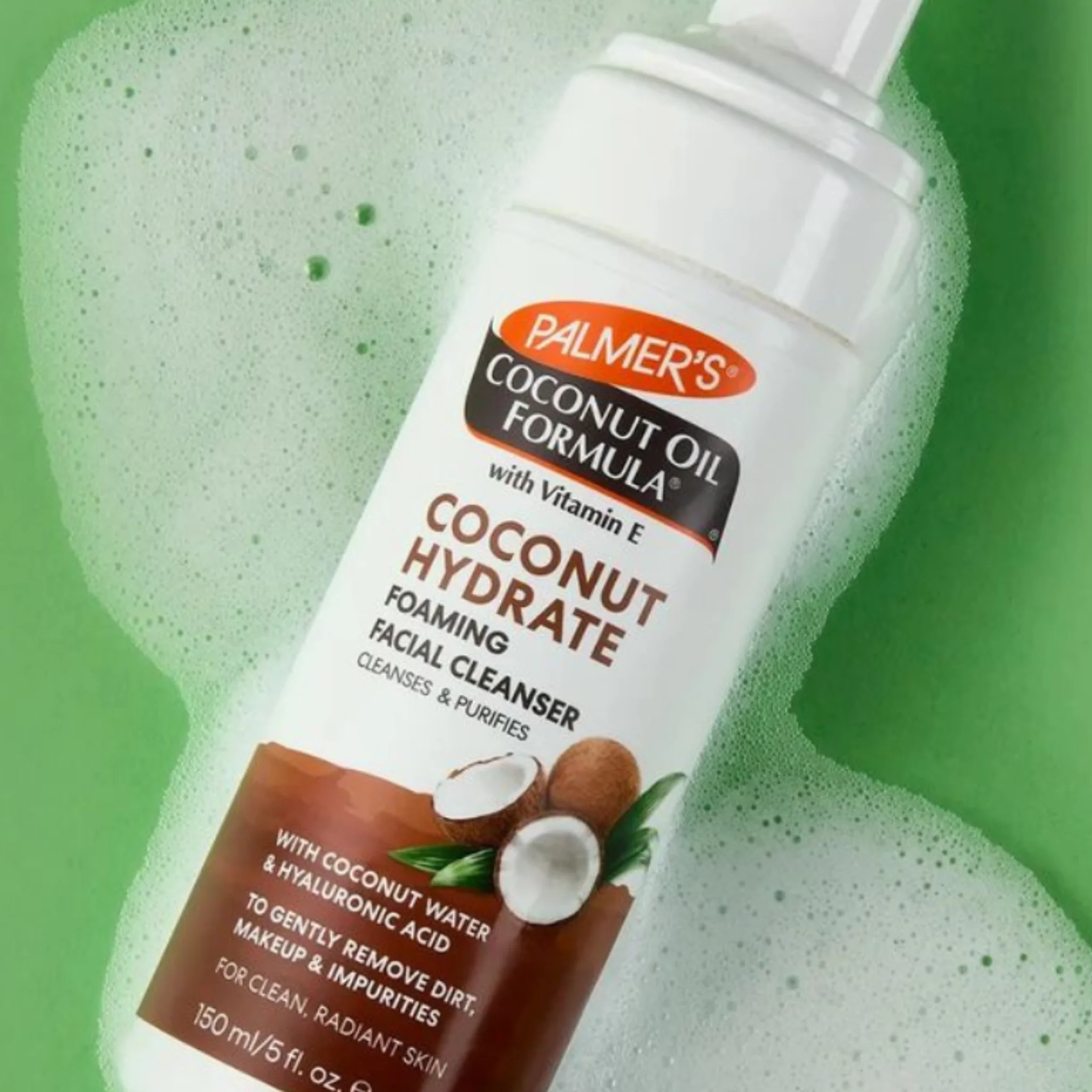 Palmer's Coconut Hydrate Foaming Facial Cleanser 150ml - Image 3
