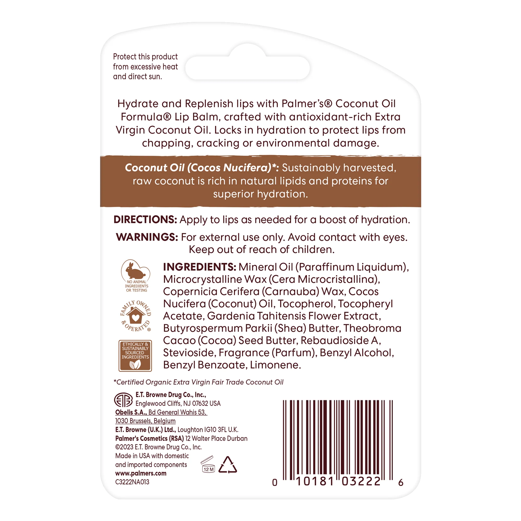 Palmer's Coconut Oil Lip Balm 4g - Image 3