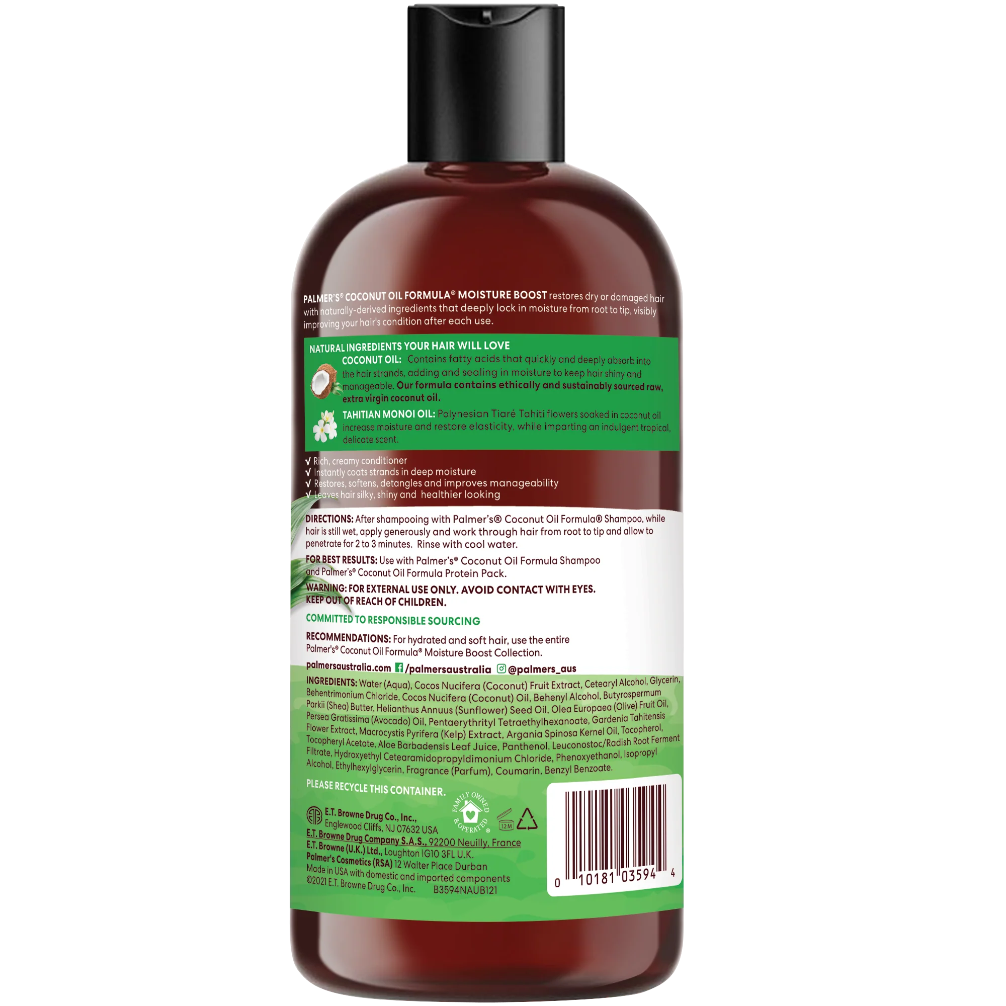 Palmer's Coconut Oil Moisture Boost Conditioner 473ml - Image 3