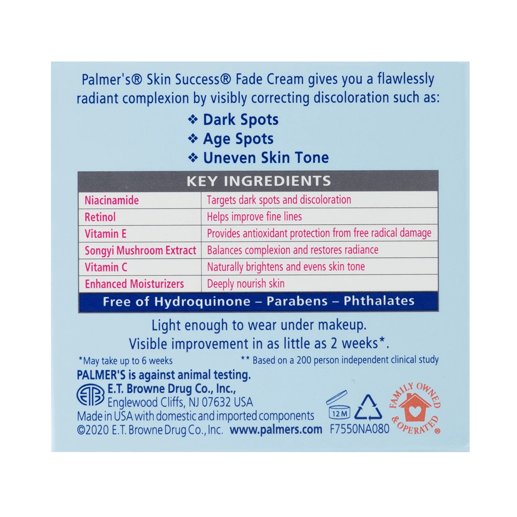 Palmer's Skin Success Anti-Dark Spot Fade Cream for All Skin Types 75g - Image 8