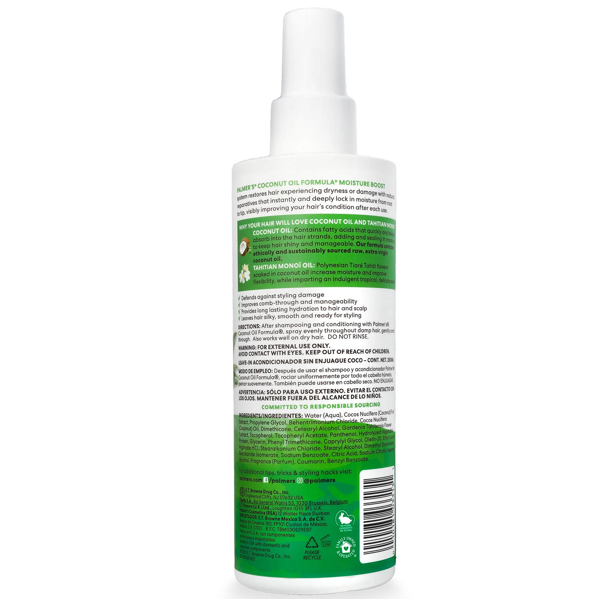 Palmer's Coconut Oil Moisture Boost Leave-In Conditioner 250ml - Image 3